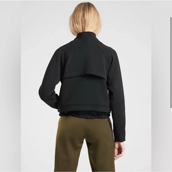 Athleta Break Out Spacer Black Zip Jacket - Picture 2 of 13